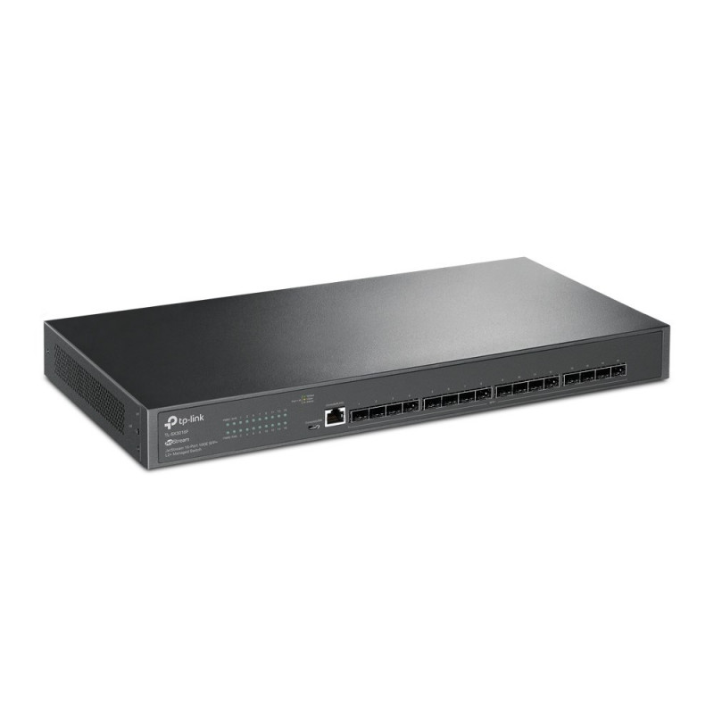TP-Link JetStream TL-SX3016F switch de rede gerido L2+/L3, preto