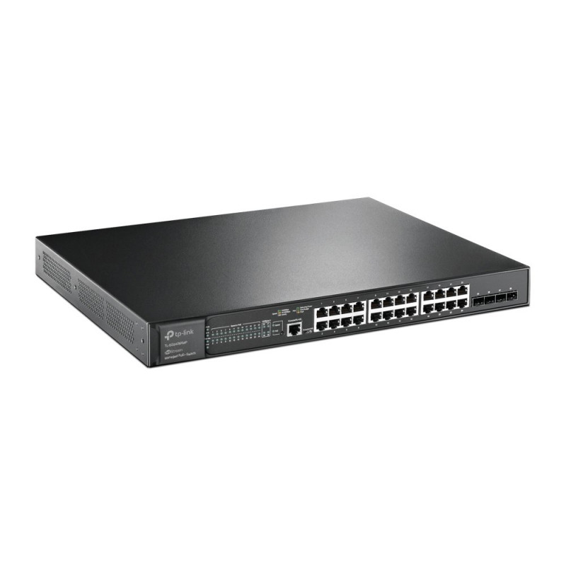 TP-Link JetStream TL-SG3428XMP switch de rede gerido L2+ Gigabit Ethernet com PoE, 1U, preto