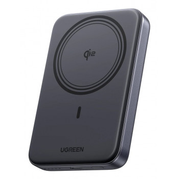 Ugreen PB761 powerbank 10000 mAh, Qi2 30 W MagSafe, USB-C, preta