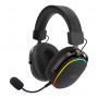 Headset gaming sem fios over-ear Redragon FURY WRS H831, preto
