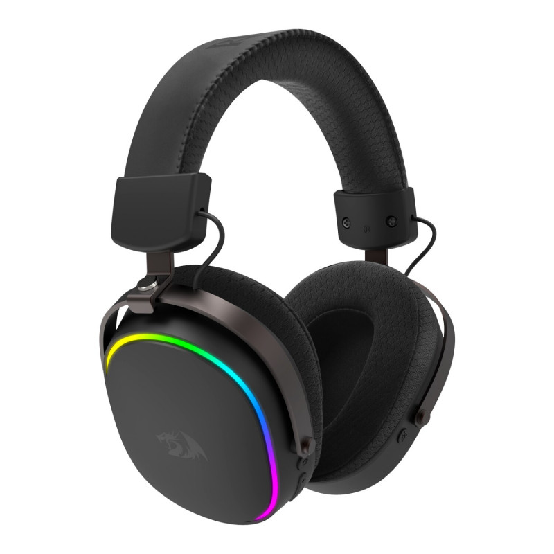Headset gaming sem fios over-ear Redragon FURY WRS H831, preto