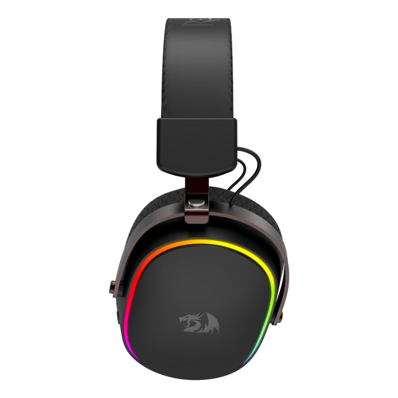 Headset gaming sem fios over-ear Redragon FURY WRS H831, preto
