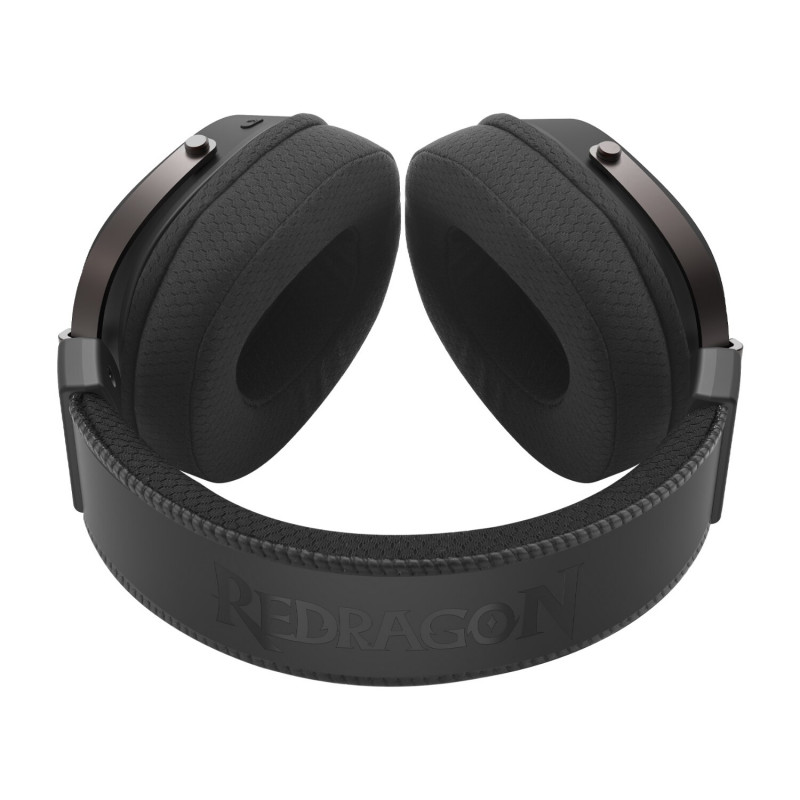 Headset gaming sem fios over-ear Redragon FURY WRS H831, preto