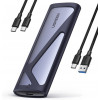 Ugreen CM400 90264 caixa para SSD M.2, USB 3.2 Gen 2, cinzenta