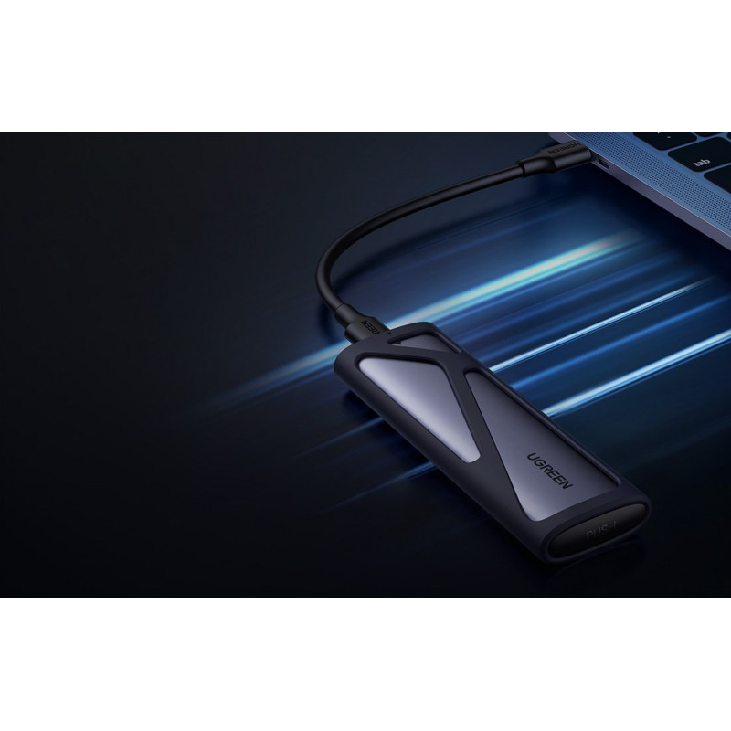Ugreen CM400 90264 caixa para SSD M.2, USB 3.2 Gen 2, cinzenta