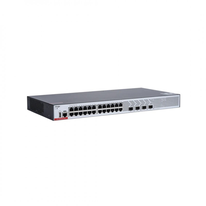 Ruijie RG-CS83-24GT4XS switch, 24 portas + 4x SFP+
