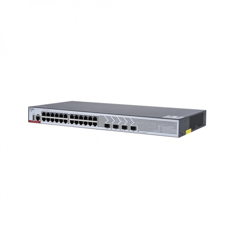 Ruijie RG-CS83-24GT4XS switch, 24 portas + 4x SFP+