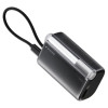 SHARGE Flow 3 bateria externa, 10 000 mAh, 45 W PD, cabo USB-C, preta