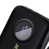 Dudao DDA344 bateria externa de 10 000 mAh, PD 22,5 W, com cabo integrado, preta