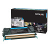 Lexmark X748H1CG cartucho de toner para X748de, X748de LDS, X748de Statoil, X748dte, ciano