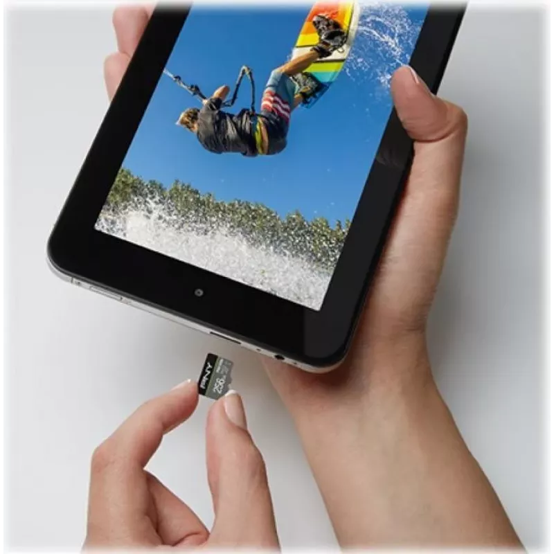 PNY PRO Elite P-SDU256V31100PRO-GE cartão de memória microSDXC, 256 GB, UHS-I U3, A1, V30, com adaptador SD
