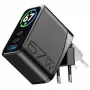 Cellularline TFT Multiport Charger 67 W carregador rápido, GaN, 2 x USB-C, 1 x USB-A