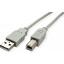 Secomp STANDARD 11.55.3101 cabo USB 2.0, tipo A-B, bege, 0,8 m