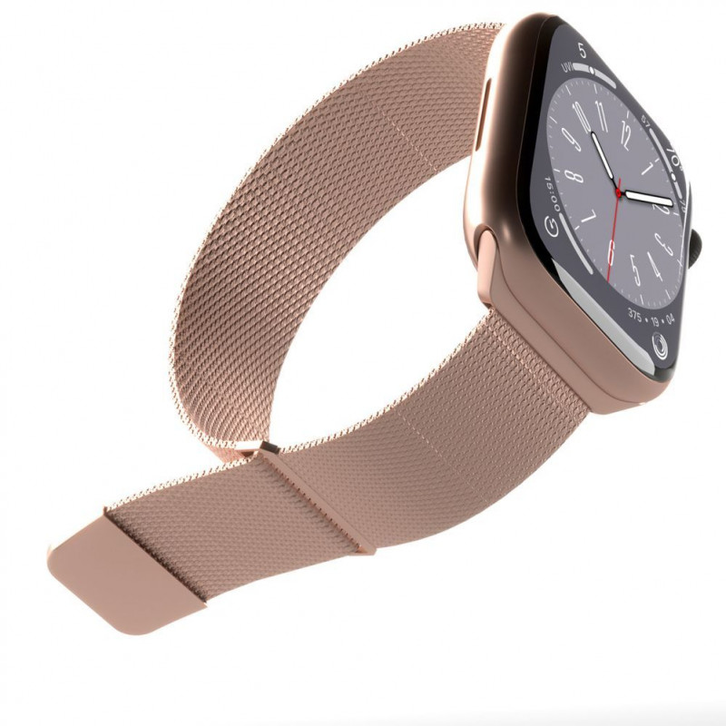 Puro Milanese PUMILAW40ROSE bracelete de aço inoxidável para Apple Watch 38/40/41 mm, rosa