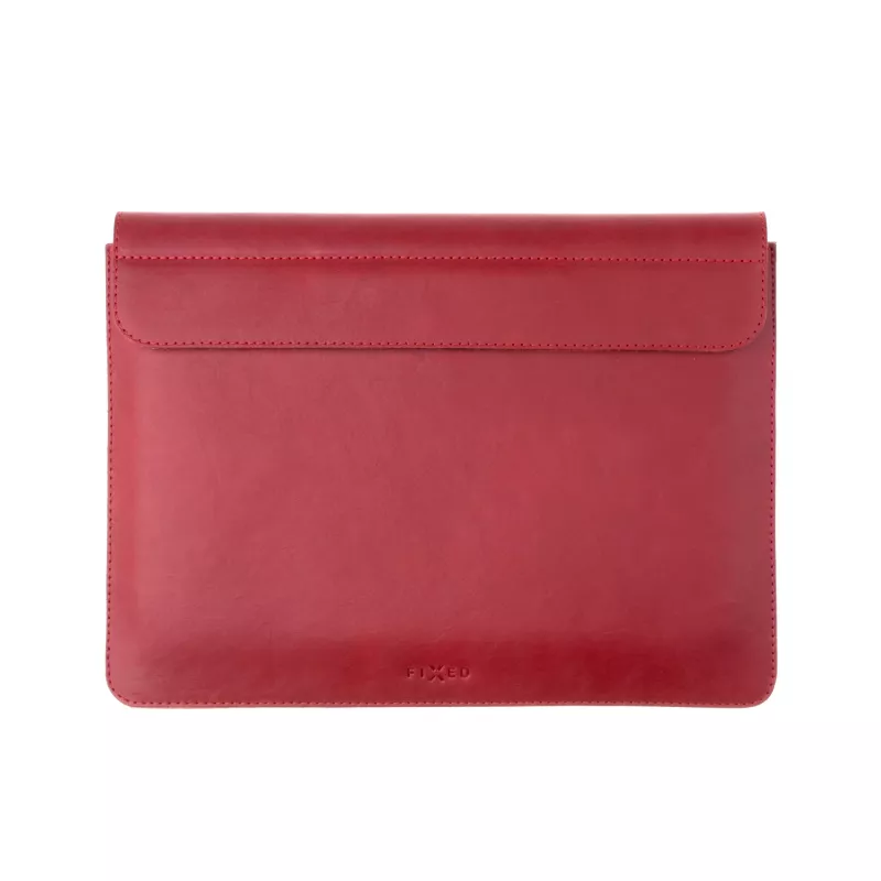 FIXED Oxford FIXOX2-PRO14-RD capa de pele para Apple MacBook Pro 14 (2021/2023/2024), vermelha