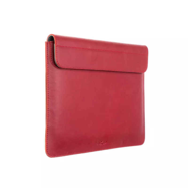 FIXED Oxford FIXOX2-PRO14-RD capa de pele para Apple MacBook Pro 14 (2021/2023/2024), vermelha