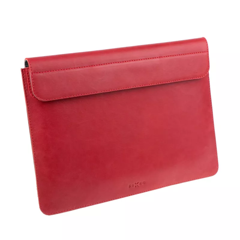 FIXED Oxford FIXOX2-PRO14-RD capa de pele para Apple MacBook Pro 14 (2021/2023/2024), vermelha