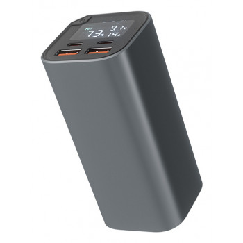 Epico Alu PD 100W powerbank, 20000 mAh, cinzento