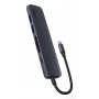 Epico 6in1 Alu Hub 8K USB-C hub, azul-celeste