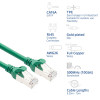 ACT FC2703 cabo de rede S/FTP CAT6A, 3 m, TPE, ultraflexível, sem engates, conectores RJ45, verde