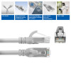 ACT FC1051 cabo patch U/UTP CAT6A ultraflexível, TPE, com proteção da patilha, RJ45, 1,5 m, cinzento