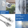 ACT FC1051 cabo patch U/UTP CAT6A ultraflexível, TPE, com proteção da patilha, RJ45, 1,5 m, cinzento