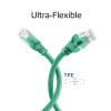 ACT FC1700 cabo patch U/UTP CAT6A, TPE, ultraflexível, RJ45, 0,5 m, verde