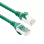 ACT FC2751 cabo de rede S/FTP CAT6A, 1,5 m, TPE, ultraflexível, RJ45, verde