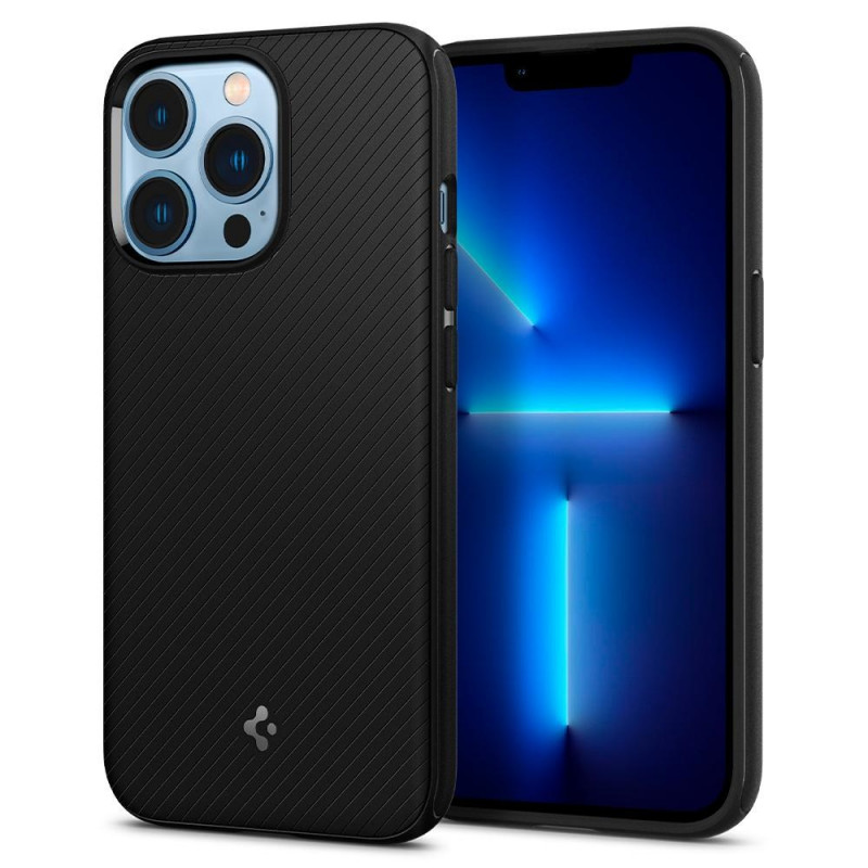 Spigen Mag Armor SPN1735BLK capa para Apple iPhone 13 Pro, MagSafe, preta mate