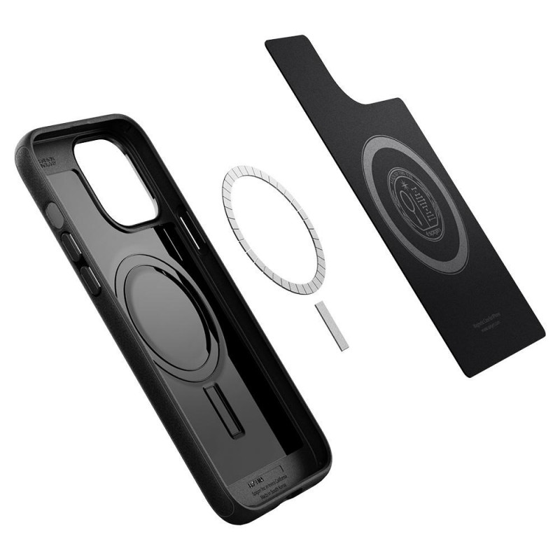 Spigen Mag Armor SPN1735BLK capa para Apple iPhone 13 Pro, MagSafe, preta mate