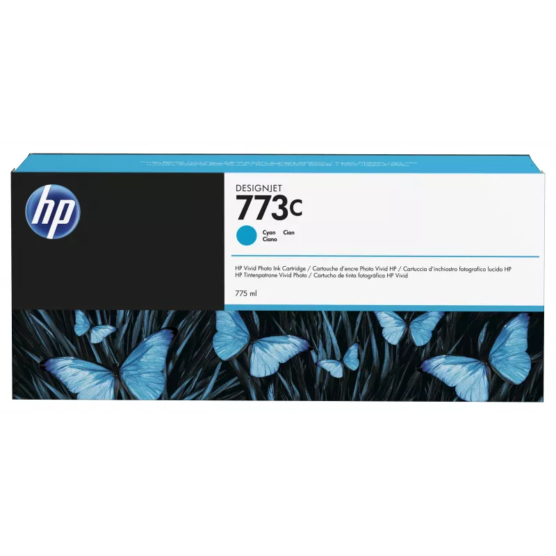 HP 773C C1Q42A tinta para DesignJet Z6600, Z6610, Z6800, Z6810, ciano