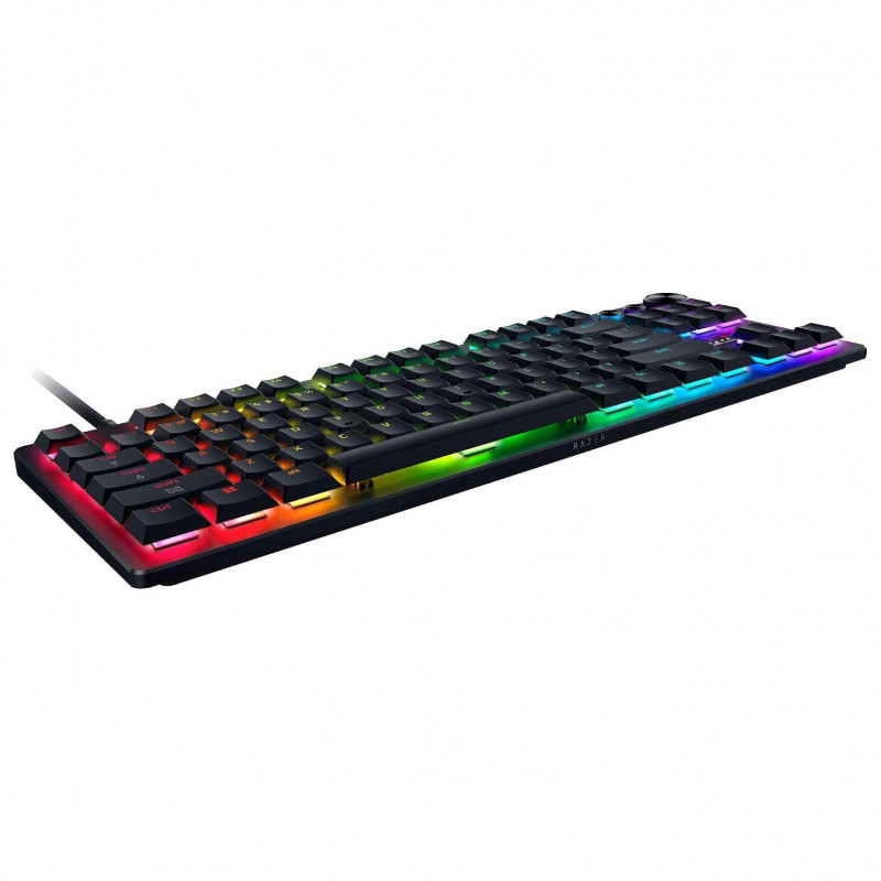 Razer Huntsman V3 Pro Low-Profile TKL teclado gaming, interruptores analógicos, disposição DE (ISO), preto