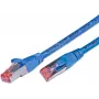 Wirewin Cat6 S/FTP RJ45 cabo patch, LSZH, garantia vitalícia, azul (PKW-PIMF-KAT6 15.0 BL)