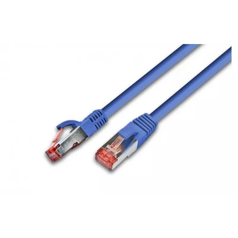 Wirewin Cat6 S/FTP RJ45 cabo patch, LSZH, garantia vitalícia, azul (PKW-PIMF-KAT6 15.0 BL)