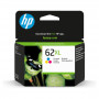 HP 62XL cartucho de tinta original tricolor de alto rendimento, 9,5 ml, 300 páginas