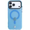 BMW BMW001318 Sign Frosted IML & Metal Logo capa MagSafe para iPhone 18 Pro Max / 17 Pro Max, azul