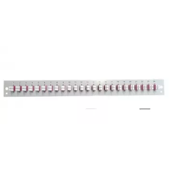 EFB Elektronik SB-FP-24SC-S-OS2 painel frontal com 24 acopladores LC duplex, OS2, cinzento