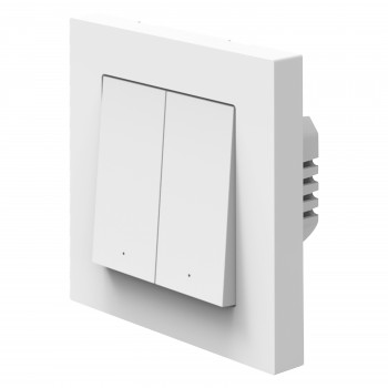 Osram SMART+ MATTER interruptor de parede inteligente, 2 canais, branco