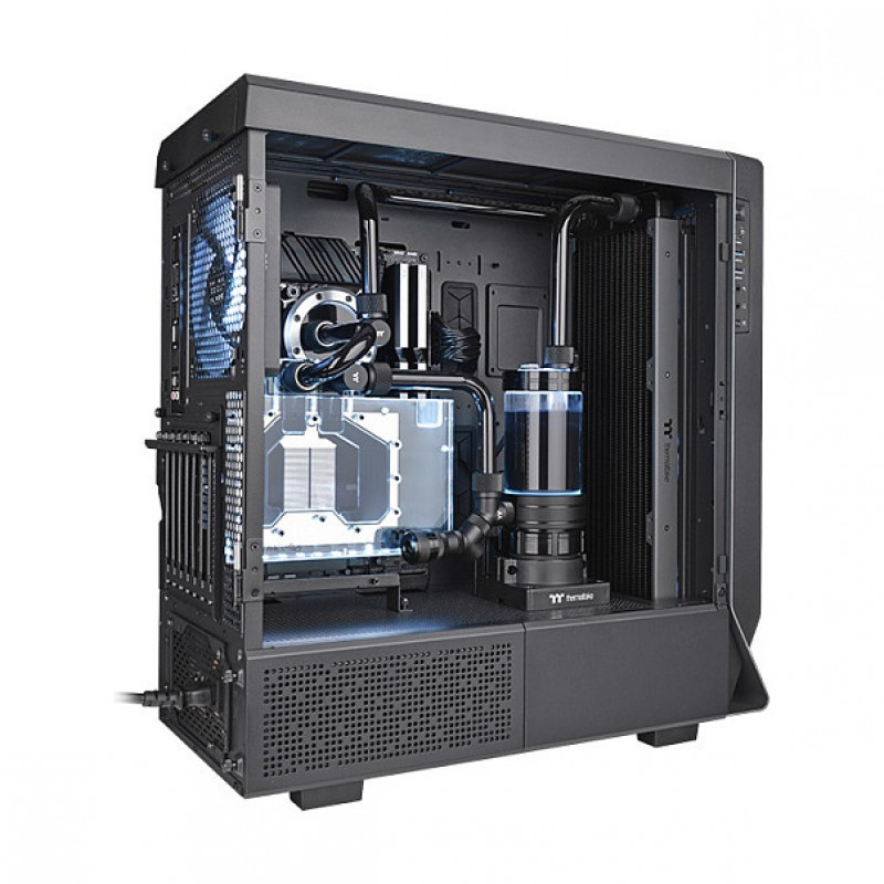 Thermaltake Pacific SR420 radiador fino para refrigeração líquida montada pelo utilizador, preto