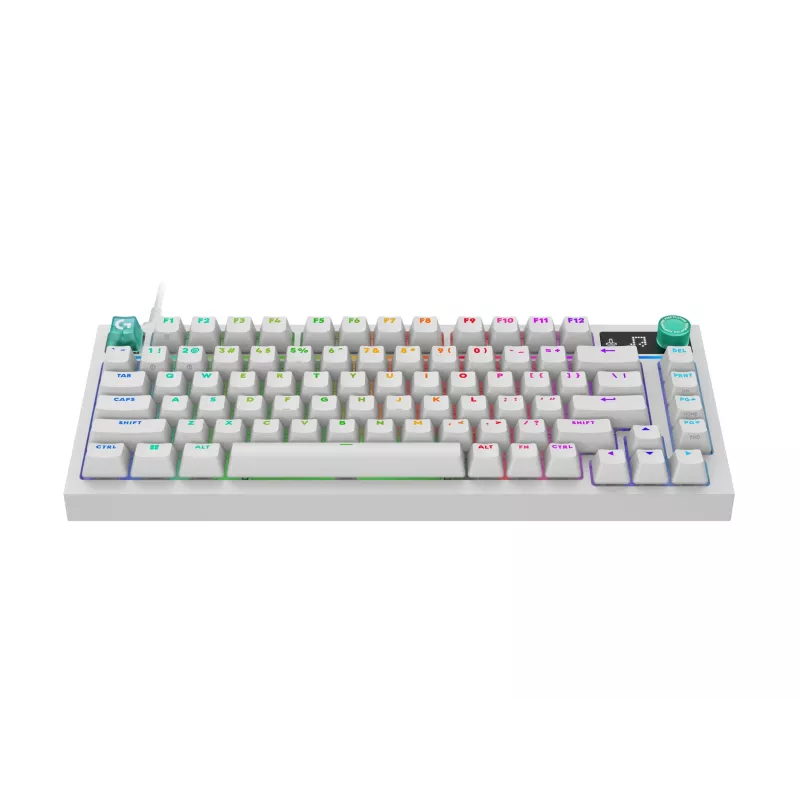 Teclado Logitech G316 X 75, 920-014315, branco, FR