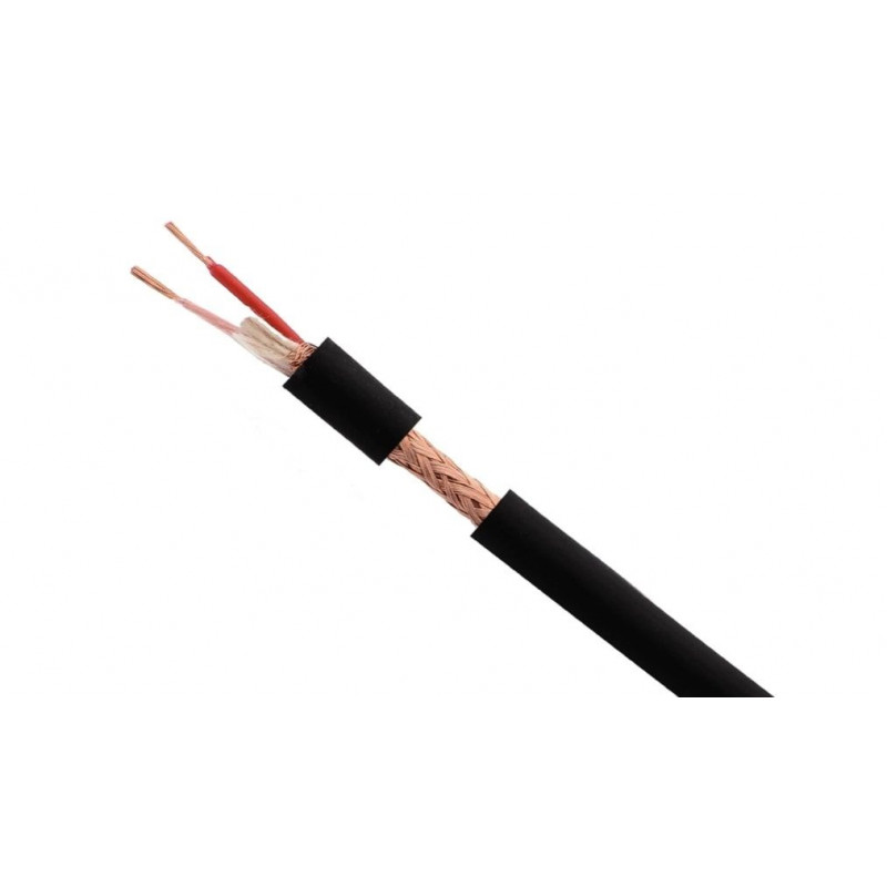 SSQ MIJM3 SS-1815 cabo de áudio, jack estéreo de 3,5 mm – 2x jack mono de 6,3 mm, 3 m, preto