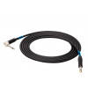 Cabo SSQ JMPJMK2 SS-1440 jack mono – jack mono (ângulo de 90 graus), 2 m, preto