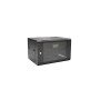 Armário rack de parede Digitus DN-W19 06U/450/B 6U, preto