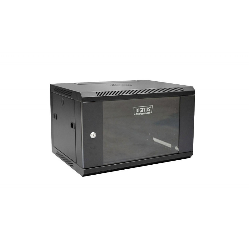 Armário rack de parede Digitus DN-W19 06U/450/B 6U, preto