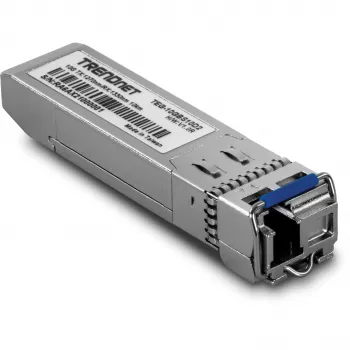 TRENDnet TEG-10GBS10D2 módulo transcetor SFP+, 10G, monomodo, dupla onda, LC, 10 km