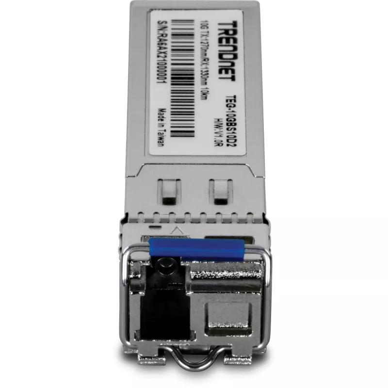 TRENDnet TEG-10GBS10D2 módulo transcetor SFP+, 10G, monomodo, dupla onda, LC, 10 km