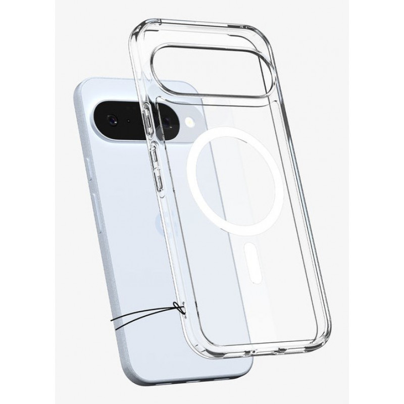 Spigen Ultra Hybrid MagSafe capa para Google Pixel 10 Pro / Pixel 10, branca transparente