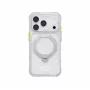 Skinarma Saturn MagSafe capa com suporte rotativo para iPhone 18 Pro / 17 Pro, frost