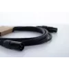 Cordial EM 5 FM cabo de ligação XLR, XLR fêmea de 3 pinos – XLR macho de 3 pinos, preto