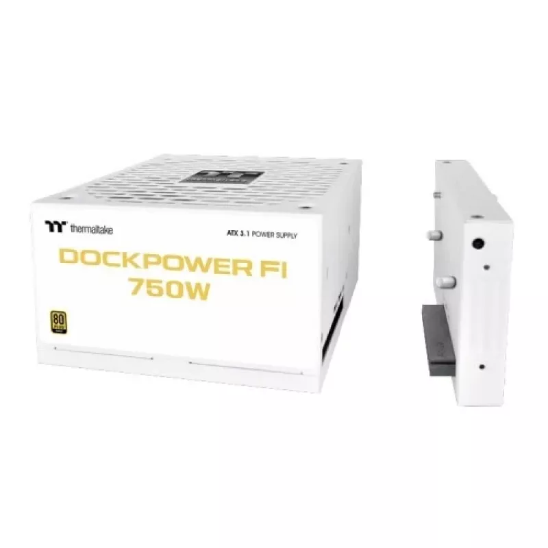 Thermaltake Dockpower FI 750W fonte de alimentação para PC, 80 PLUS Gold, modular, branca